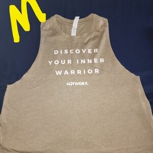 HOTWORX Women's Tan Muscle Tee